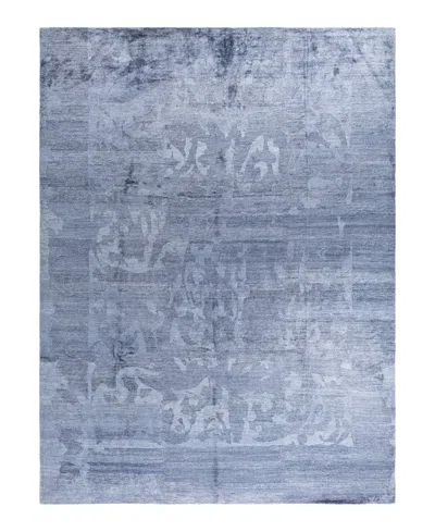 Adorn Hand Woven Rugs Indian Ooak M6531 9'2''x12' Area Rug In Blue
