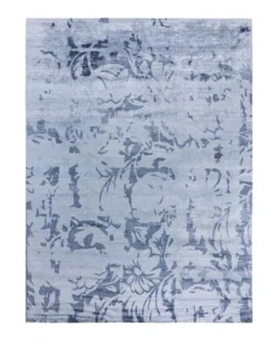 Adorn Hand Woven Rugs Indian Ooak M6572 Rug Collection In Gray