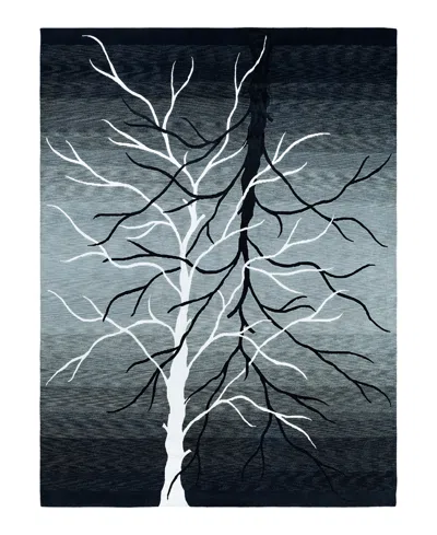 Adorn Hand Woven Rugs Indian Ooak M6584 9'x12' Area Rug In Gray