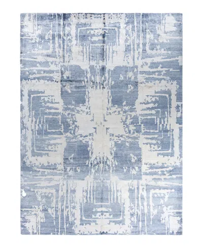 Adorn Hand Woven Rugs Indian Ooak M6621 9'1''x12'2'' Area Rug In Gray