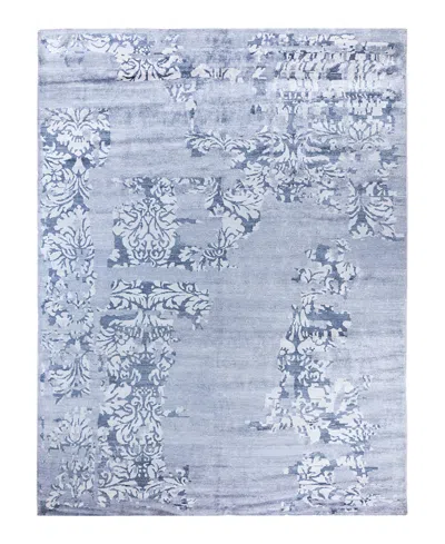 Adorn Hand Woven Rugs Indian Ooak M6649 9'2''x12'3'' Area Rug In Blue