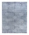 Adorn Hand Woven Rugs Indian Ooak M6784 8'x10' Area Rug In Gray