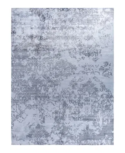 Adorn Hand Woven Rugs Indian Ooak M6784 9'1''x12'1'' Area Rug In Blue