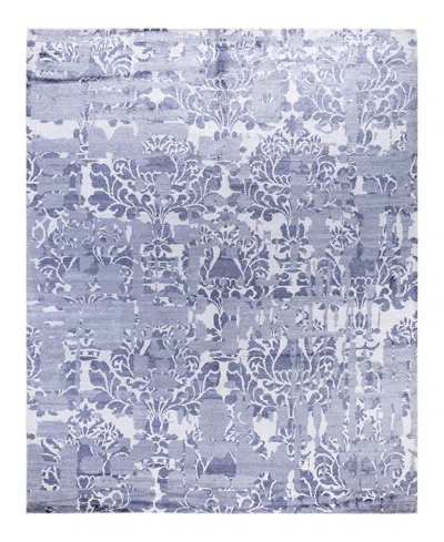 Adorn Hand Woven Rugs Indian Ooak M6891 8'3''x10'2'' Area Rug In Blue