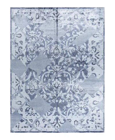 Adorn Hand Woven Rugs Indian Ooak M6891 9'2''x12'2'' Area Rug In Gray
