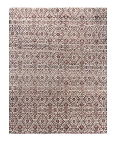 Adorn Hand Woven Rugs Indian Ooak M6957 Rug Collection In Brown