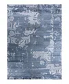 Adorn Hand Woven Rugs Indian Ooak M6958 9'1''x12'3'' Area Rug In Blue