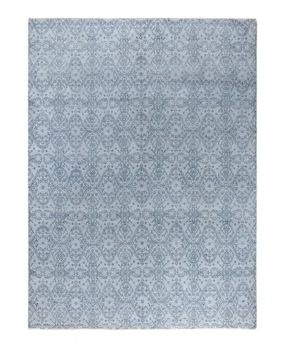 Adorn Hand Woven Rugs Indian Ooak M6979 8'5''x9'10'' Area Rug In Gray