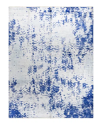 Adorn Hand Woven Rugs Indian Ooak M7079 9'1''x11'10'' Area Rug In Blue