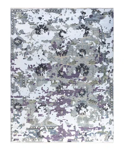 Adorn Hand Woven Rugs Indian Ooak M7184 7'10''x10'3'' Area Rug In Gray