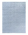 Adorn Hand Woven Rugs Indian Ooak M7226 8'x10'2'' Area Rug In Gray