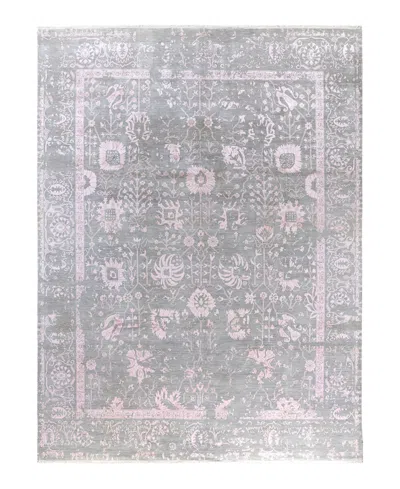 Adorn Hand Woven Rugs Indian Ooak M7274 9'1''x12'1'' Area Rug In Gray