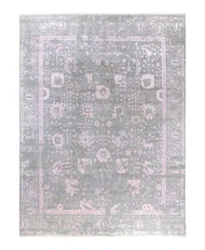 Adorn Hand Woven Rugs Indian Ooak M7274 Rug Collection In Gray