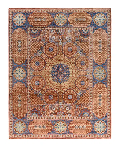 Adorn Hand Woven Rugs Indian Ooak M7477 8'1''x10'3'' Area Rug In Rust