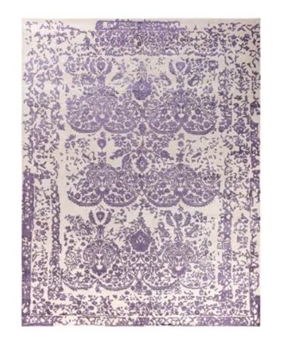 Adorn Hand Woven Rugs Indian Ooak M7526 Rug Collection In Beige