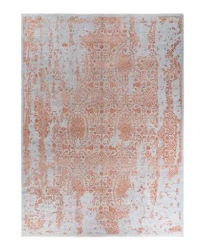 Adorn Hand Woven Rugs Indian Ooak M7617 Rug Collection In Gray