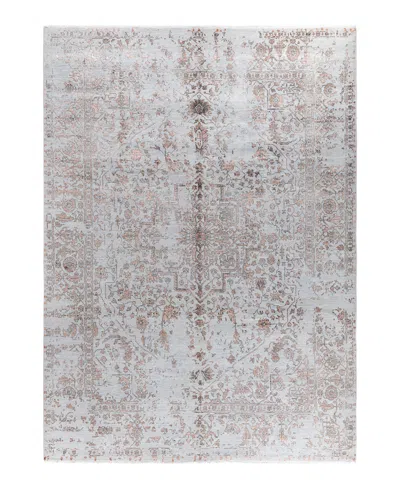 Adorn Hand Woven Rugs Indian Ooak M8303 9'1''x12'4'' Area Rug In Gray