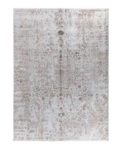 Adorn Hand Woven Rugs Indian Ooak M8303 Rug Collection In Gray