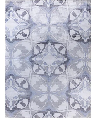 Adorn Hand Woven Rugs , Indo Modern M6274 9'x12'1" Area Rug In White