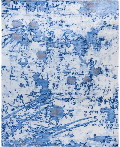 Adorn Hand Woven Rugs , Indo Modern M6966 8'x10' Area Rug In White
