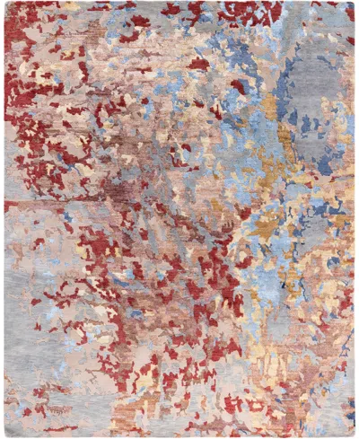 Adorn Hand Woven Rugs , Indo Modern M7318 8'1"x10'2" Area Rug In Gray
