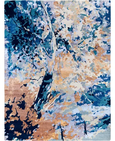Adorn Hand Woven Rugs , Indo Modern M7422 9'2"x12'2" Area Rug In Yellow