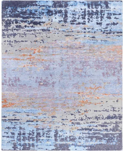 Adorn Hand Woven Rugs , Indo Modern M7573 7'10"x9'10" Area Rug In Gray