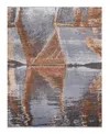 Adorn Hand Woven Rugs Modern M8527 8'1"x10'3" Area Rug In Multi