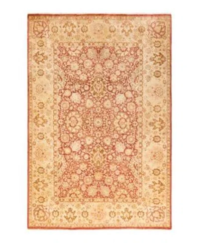 Adorn Hand Woven Rugs Mogul M1091 Rug Collection In Orange