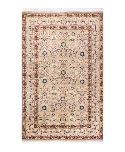 Adorn Hand Woven Rugs Mogul M1115 4'6''x7'3'' Area Rug In Ivory
