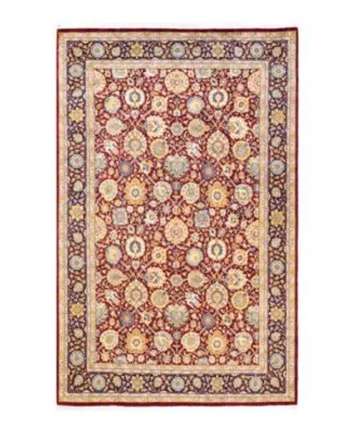 Adorn Hand Woven Rugs Mogul M1129 Rug Collection In Red