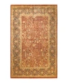 Adorn Hand Woven Rugs Mogul M1149 Rug Collection In Orange