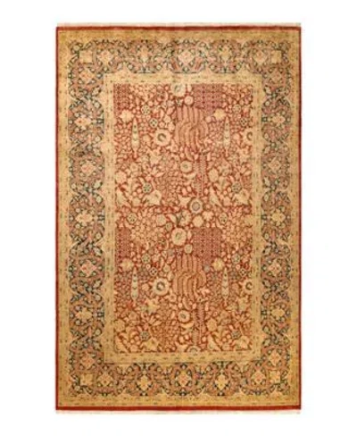 Adorn Hand Woven Rugs Mogul M1149 Rug Collection In Orange