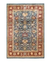 Adorn Hand Woven Rugs Mogul M1181 Rug Collection In Blue