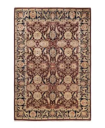 Adorn Hand Woven Rugs Mogul M1183 Rug Collection In Red