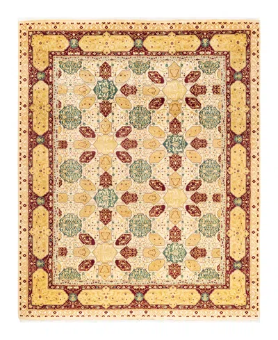Adorn Hand Woven Rugs Mogul M1190 8'3''x10'3'' Area Rug In Ivory