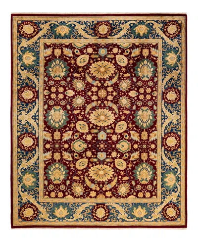 Adorn Hand Woven Rugs Mogul M1195 8'1''x10'2'' Area Rug In Red