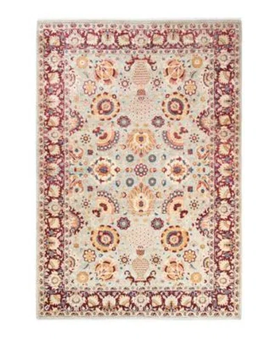 Adorn Hand Woven Rugs Mogul M1195 Rug Collection In Blue
