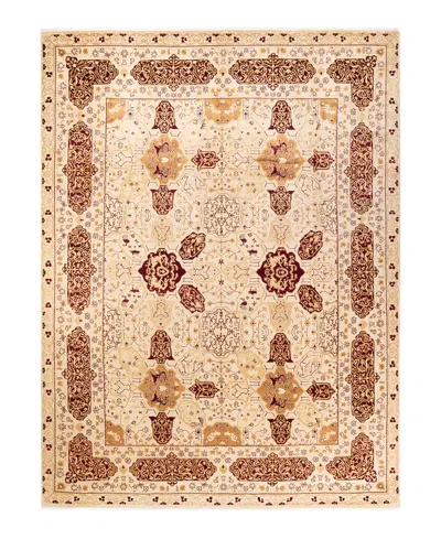 Adorn Hand Woven Rugs Mogul M1202 9'x11'10'' Area Rug In Ivory