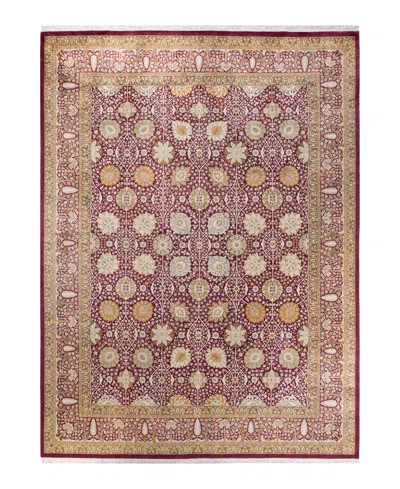 Adorn Hand Woven Rugs Mogul M1226 9'1''x12'4'' Area Rug In Orange