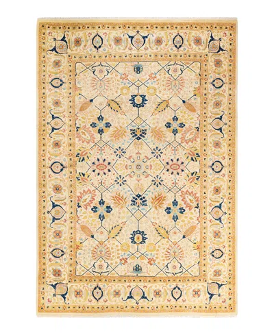 Adorn Hand Woven Rugs Mogul M1251 6'1"x9' Area Rug In Brown