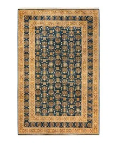 Adorn Hand Woven Rugs Mogul M1251 Rug Collection In Green