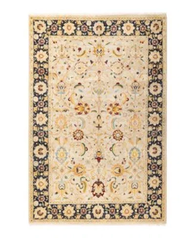 Adorn Hand Woven Rugs Mogul M1256 Rug Collection In Yellow