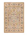 Adorn Hand Woven Rugs Mogul M1294 4'2''x6'2'' Area Rug In Ivory
