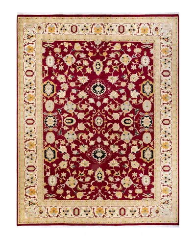 Adorn Hand Woven Rugs Mogul M1318 9'3''x11'10'' Area Rug In Red