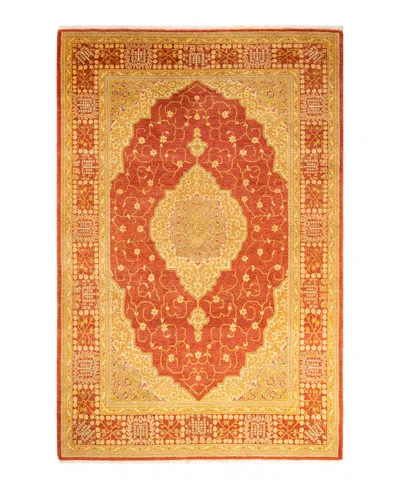 Adorn Hand Woven Rugs Mogul M1322 4'8''x7'1'' Area Rug In Orange