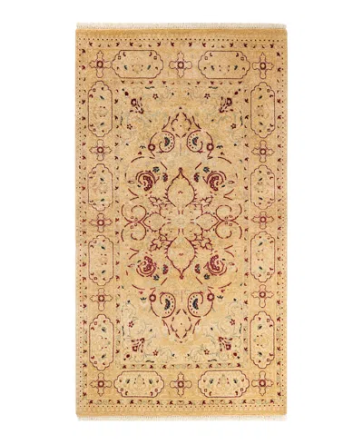 Adorn Hand Woven Rugs Mogul M1340 3'1''x5'3'' Area Rug In Yellow