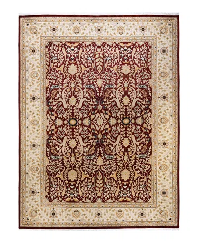 Adorn Hand Woven Rugs Mogul M1342 9'3''x12'2'' Area Rug In Red