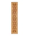 Adorn Hand Woven Rugs Mogul M1345 2'8''x13'2'' Runner Area Rug In Brown