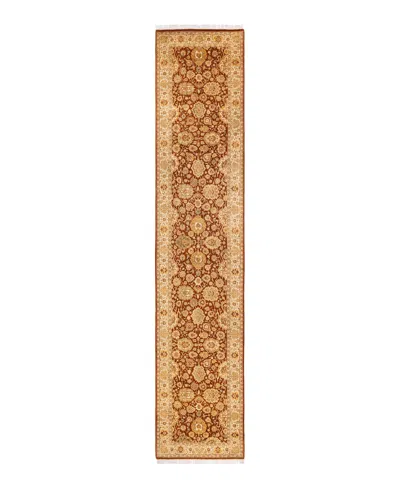 Adorn Hand Woven Rugs Mogul M1345 2'8''x13'2'' Runner Area Rug In Brown